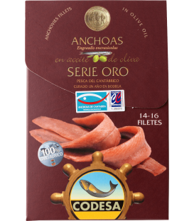 Anchoas en Aceite de Oliva Serie Oro Codesa 120g