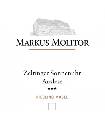 Markus Molitor Zeltinger Sonnenuhr Auslese Blanco 2017