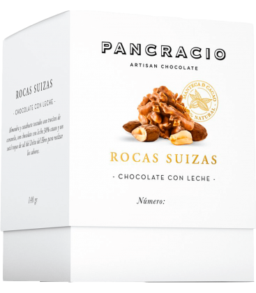 Pancracio Box Rocas Suizas Chocolate con Leche 140g