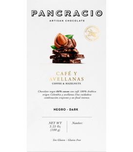 Más sobre Tableta Chocolate Negro Pancracio Café y Avellanas